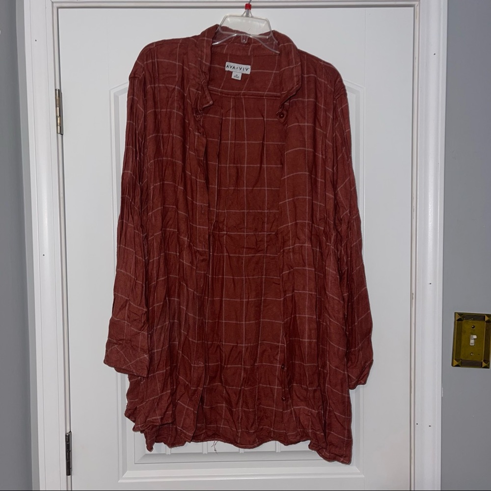 The SOFTEST plus size flannel